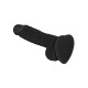 Реалистичный фаллоимитатор Strap-On-Me SOFT REALISTIC DILDO Black - Size L-2