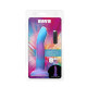Фалоімітатор, що світиться у темряві, ADDICTION - Rave - 8" Glow in the Dark Dildo - Blue Purple-7