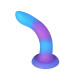 Фалоімітатор, що світиться у темряві, ADDICTION - Rave - 8" Glow in the Dark Dildo - Blue Purple-1