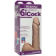 Фалоімітатор Doc Johnson Vac-U-Lock - 6 Inch ULTRASKYN Cock White, діаметр 4,3 см-1