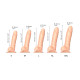 Реалістичний фалоімітатор Strap-On-Me Sliding Skin Realistic Dildo Vanille - XXL, ефект рухливої шкі-3