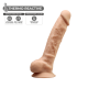 Фалоімітатор SilexD Vetus Flesh (MODEL 1 size 8in), двошаровий, силікон + Silexpan, діаметр 4,2см-2