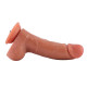 Фалоімітатор для секс-машин Hismith 8.25" Dual-density dildo with veins, система KlicLok-7