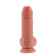 Фалоімітатор для секс-машин Hismith 8.25" Dual-density dildo with veins, система KlicLok-2