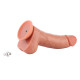 Фалоімітатор для секс-машин Hismith 8.25" Dual-density dildo with veins, система KlicLok-10