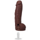 Фалоімітатор Doc Johnson The Realistic Cock ULTRASKYN - 12 Inch Hung with Balls Chocolate-5