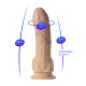 Фалоімітатор SilexD Legends - Juan Lucho Dildo 9" двошаровий, силікон+Silexpan-5