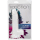 Прозорий фалоімітатор на присосці ADDICTION — Clear Dildo with Balls 8″, віброкуля в подарунок-5