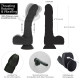 Фалоімітатор Naked Addiction – 8.6” Silicone Rotating & Thrusting Vibrating Dildo with Remote Black-7