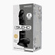 Фалоімітатор SilexD Vetus Black (MODEL 1 size 8in), двошаровий, силікон + Silexpan, діаметр 4,2см-2