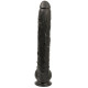 Фалоімітатор Doc Johnson Dick Rambone Cock Black (в ПЕ пакеті!), діаметр 6 см, довжина 42 см, ПВХ-5