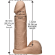 Фалоімітатор Doc Johnson Vac-U-Lock - 8 Inch ULTRASKYN Cock White, діаметр 5,1 см-1