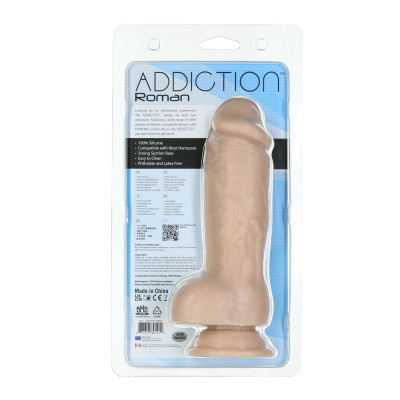 Фалоімітатор ADDICTION - Roman – 8” Girthy Dong