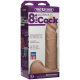 Фалоімітатор Doc Johnson Vac-U-Lock - 8 Inch ULTRASKYN Cock White, діаметр 5,1 см-2