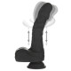 Фалоімітатор Naked Addiction – 8.6” Silicone Rotating & Thrusting Vibrating Dildo with Remote Black-4