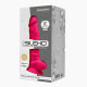 Фалоімітатор SilexD Vetus Pink (MODEL 1 size 8in), двошаровий, силікон + Silexpan, діаметр 4,2см-2