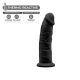 Фалоімітатор SilexD Robby Black (MODEL 2 size 6in), двошаровий, силікон + Silexpan, діаметр 3,5см-2