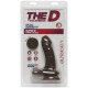 Фалоімітатор Doc Johnson The D - Super D - 6 Inch With Balls - ULTRASKYN - Chocolate, діаметр 3,8 см-1