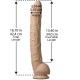 Фалоімітатор Doc Johnson Dick Rambone Cock White (в ПЕ пакеті!), Діаметр 6 см, довжина 42 см, ПВХ-3
