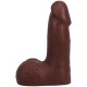 Фалоімітатор Doc Johnson The Realistic Cock ULTRASKYN - 5 Inch with Balls Chocolate-1