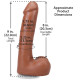 Фалоімітатор Doc Johnson The Realistic Cock ULTRASKYN - 9 Inch with Balls Caramel-4