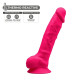 Фалоімітатор SilexD Tomas Pink (MODEL 1 size 9in), двошаровий, силікон + Silexpan, діаметр 4,9см-1