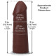 Фалоімітатор Doc Johnson The Realistic Cock ULTRASKYN - 5 Inch Chocolate-4