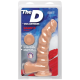 Фалоімітатор Doc Johnson The D - Ragin D - 9 Inch With Balls - ULTRASKYN - White, діаметр 5,1 см-1
