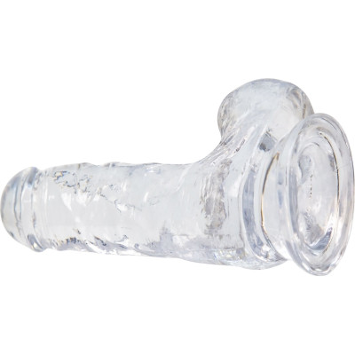 Прозорий фалоімітатор на присосці ADDICTION — Clear Dildo with Balls 6″, віброкуля в подарунок Прозорий фалоімітатор на присосці ADDICTION — Clear Dildo with Balls 6″, віброкуля в подарунок