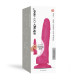 Реалістичний фалоімітатор Strap-On-Me Sliding Skin Realistic Dildo Fuchsia - S, ефект рухливої шкіри-6