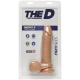 Фалоімітатор Doc Johnson The D - Perfect D - 7 Inch With Balls - FIRMSKYN, діаметр 4,5 см-1