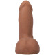 Фалоімітатор Doc Johnson The Realistic Cock ULTRASKYN - 5 Inch with Balls Caramel-3
