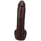 Фалоімітатор Doc Johnson The Realistic Cock ULTRASKYN - 9 Inch with Balls Chocolate-2