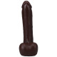 Фалоімітатор Doc Johnson The Realistic Cock ULTRASKYN - 9 Inch with Balls Chocolate-3