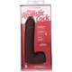 Фалоімітатор Doc Johnson The Realistic Cock ULTRASKYN - 9 Inch with Balls Chocolate-9