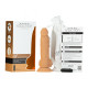 Фалоімітатор Naked Addiction - 8″ Silicone Dual Density Dildo Vanilla, віброкуля в подарунок-3