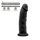 Фалоімітатор SilexD Henry Black (MODEL 2 size 7.5in), двошаровий, силікон + Silexpan, діаметр 4,8 см-1