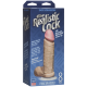 Фалоімітатор Doc Johnson The Realistic Cock 8 inch White - PVC, Vack-U-Lock, діаметр 5,1 см-2