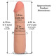 Фалоімітатор Doc Johnson The Realistic Cock ULTRASKYN - 7 Inch Vanilla-4