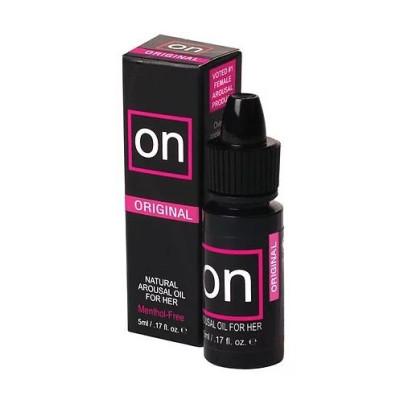 Збуджуючі краплі для клітора Sensuva - ON Arousal Oil for Her Original (5 мл) працюють до 30 хвилин