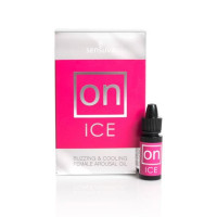 Збудливі краплі для клітора Sensuva - ON Arousal Oil for Her Ice (5 мл) охолоджуючі, до 30 хвилин.
