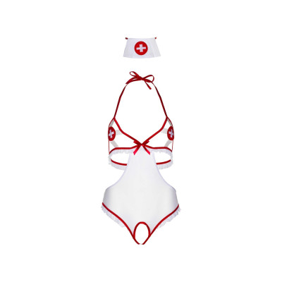 Leg Avenue Roleplay Naughty Nurse OS White/Red