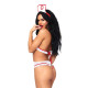 Leg Avenue Roleplay Naughty Nurse OS White/Red-1