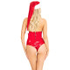 Шапка Санти Leg Avenue Long velvet plush Santa hat-1