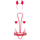 Obsessive Evilia teddy red S/M-2