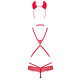 Obsessive Evilia teddy red S/M-3