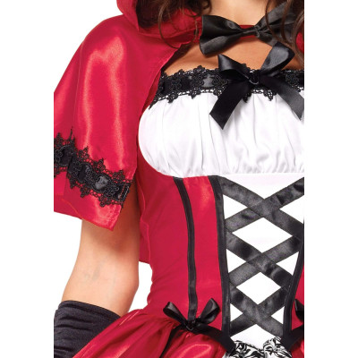 Костюм червоної шапочки Leg Avenue Gothic Red Riding Hood S