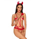Obsessive Evilia teddy red S/M