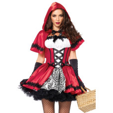 Костюм червоної шапочки Leg Avenue Gothic Red Riding Hood L