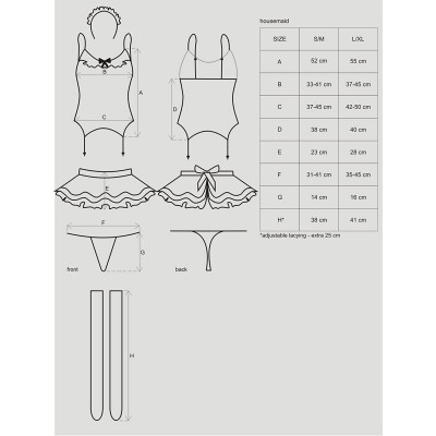 Obsessive Housemaid 5 pcs costume S/M